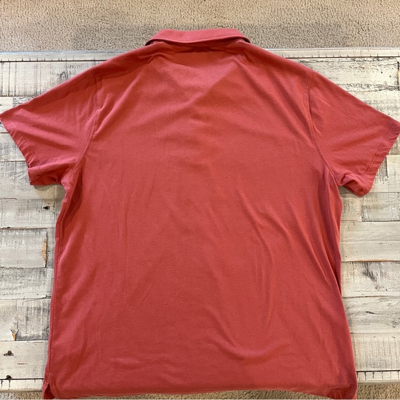 Old Navy men’s Polo Shirt size extra large - XL color red orange salmon - Picture 2 of 5